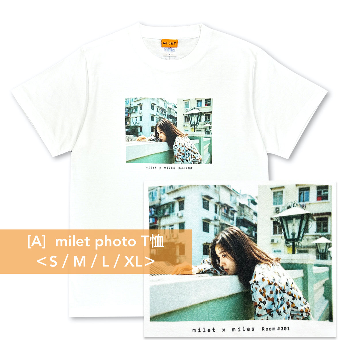 milet tシャツ、タオル、サコッシュ グッズ3点 milet tシャツ タオル