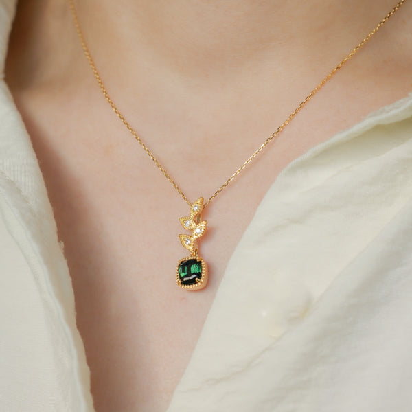 K18 トルマリン ネックレス