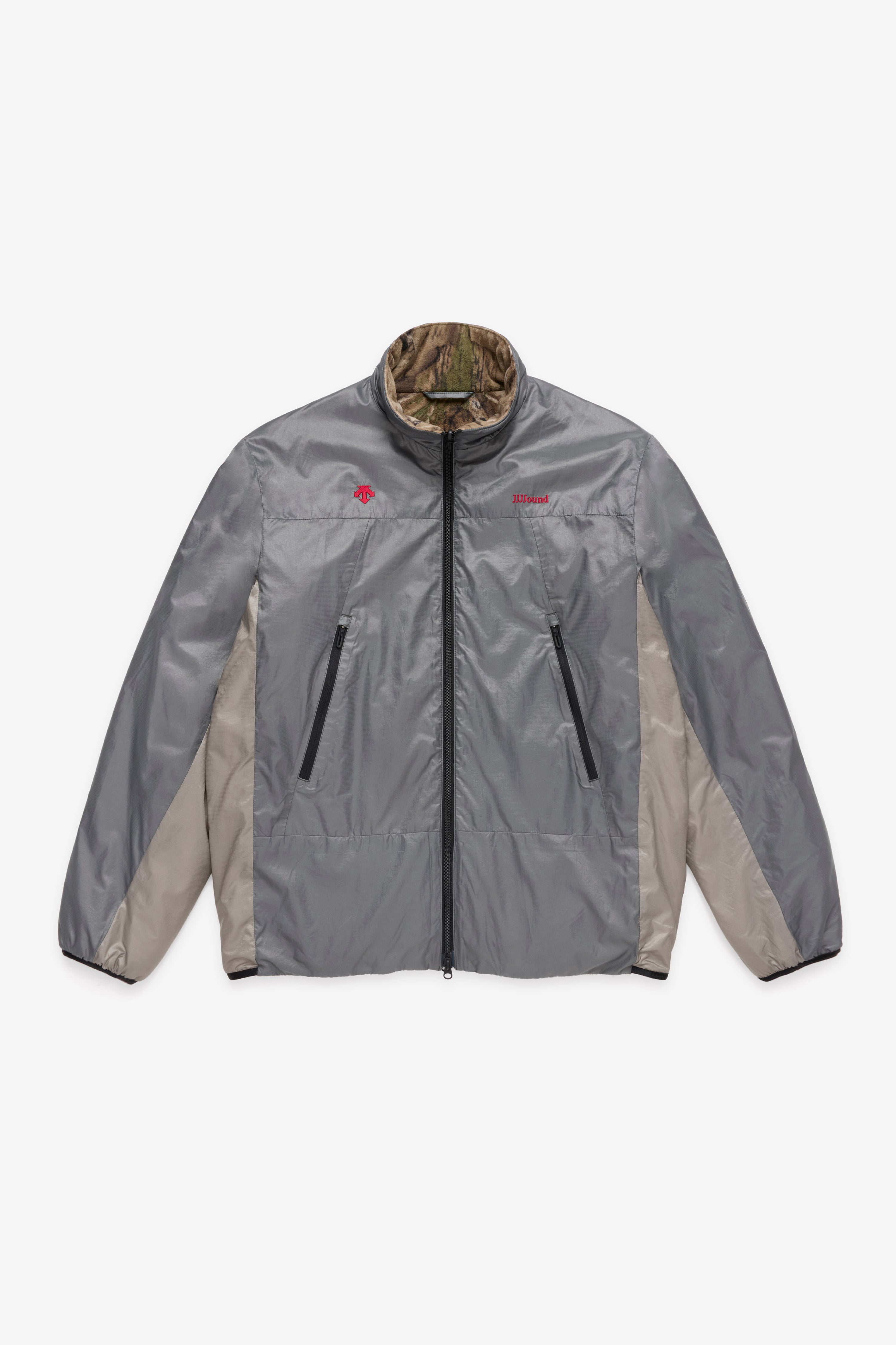 JJJJound Descente Reversible Jacket - Charcoal/Taupe