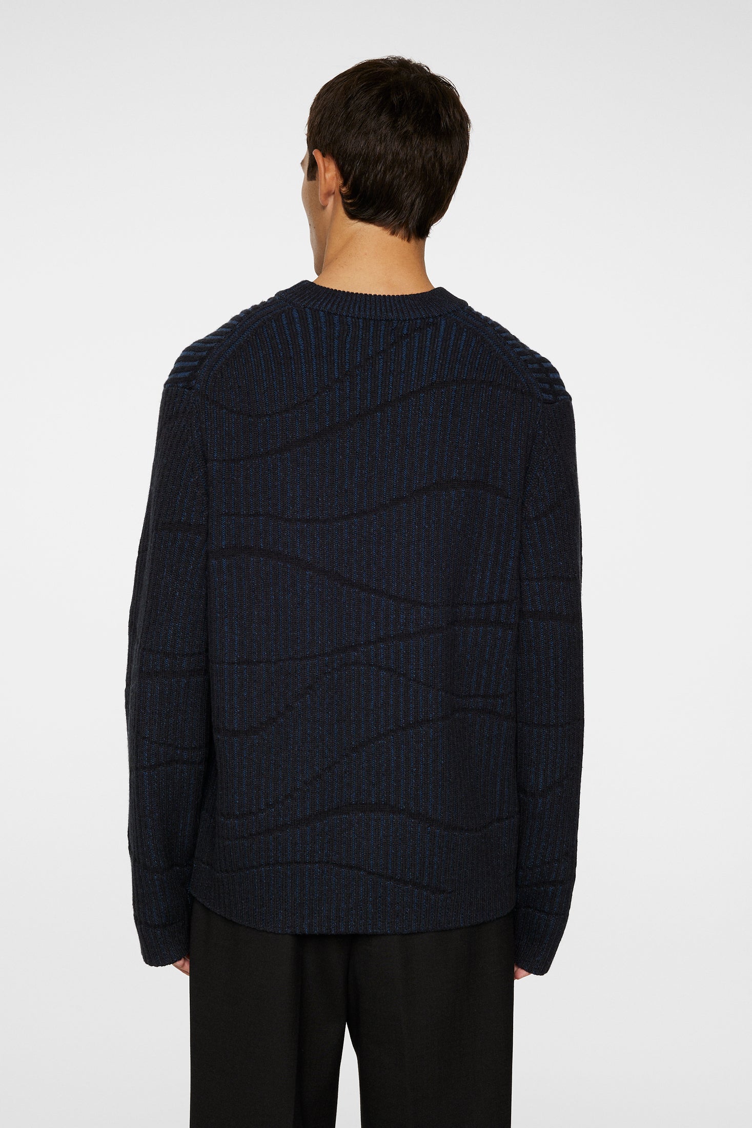 Ken Resonance Jacquard Crew / Key Largo – J.Lindeberg