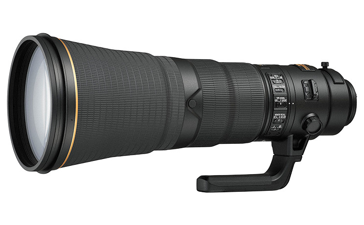 開放F値4の、焦点距離500mm、600mmの超望遠レンズ「AF-S NIKKOR 500mm