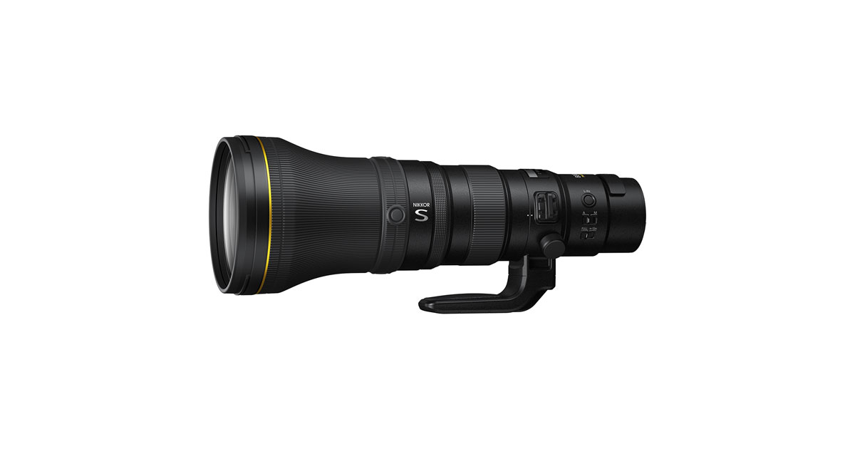 ニコン Z マウントシステム」対応の超望遠単焦点レンズ「NIKKOR Z