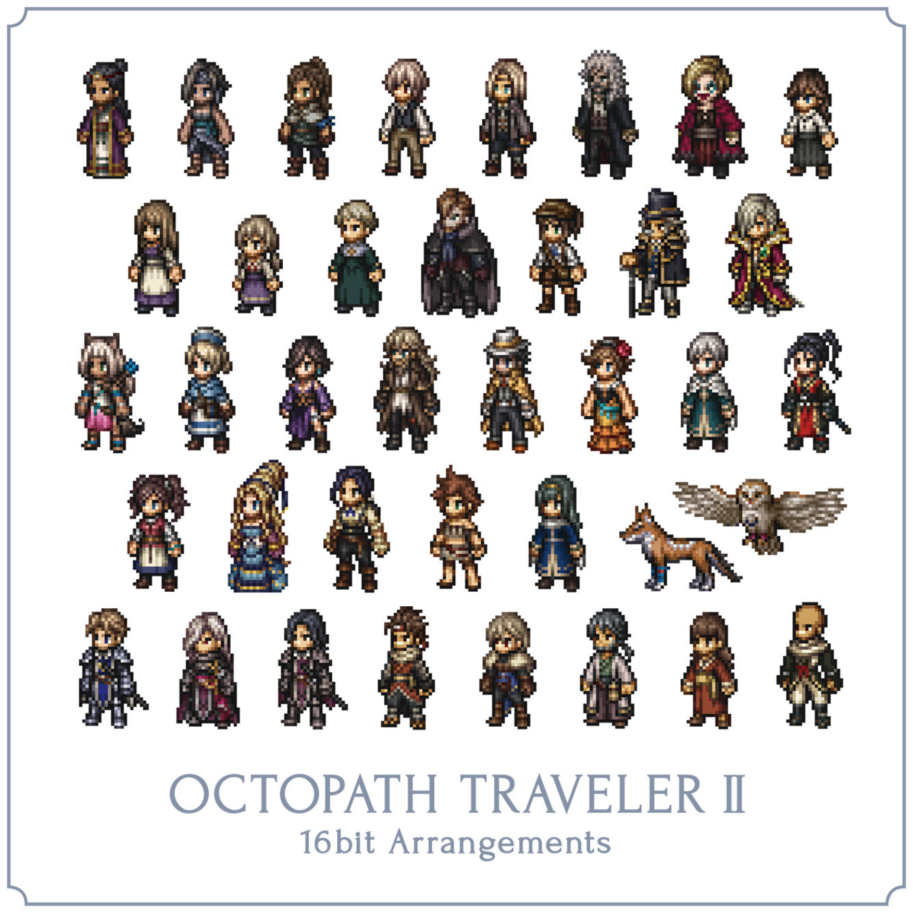 OCTOPATH TRAVELER II 16bit Arrangements | LINE UP | SQUARE ENIX
