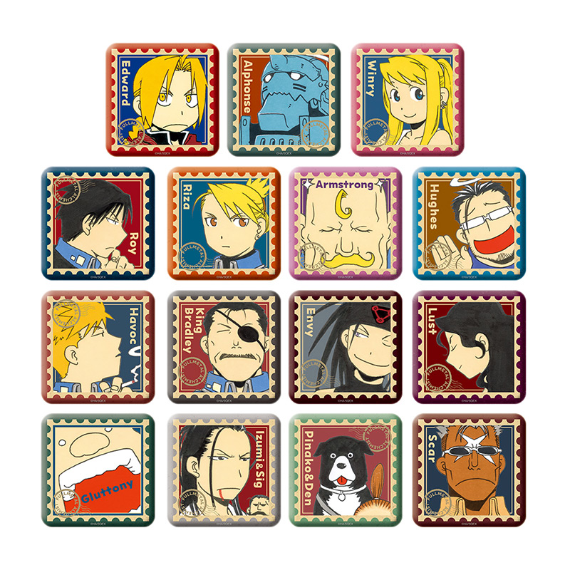 鋼の錬金術師」トレーディングスクエア缶バッジ | TOKYO GAME SHOW