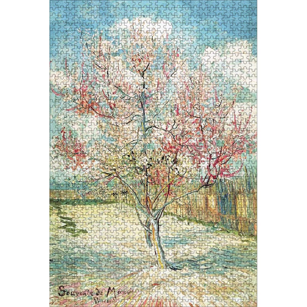 ジグソーパズル ゴッホ 名画「花咲く桃の木」 1000ピース 50×75cm