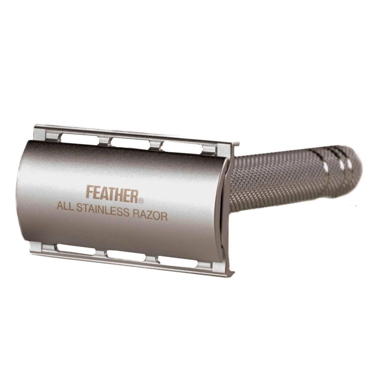 AS-D2 Stainless Steel Safety Razor: FEATHER Safety Razor Japan