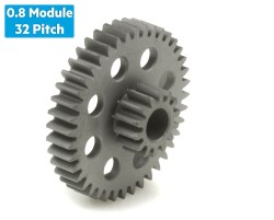 Concentric Ultra Light Double Gear (0,8 Module 14T- 40T) Ø6mm