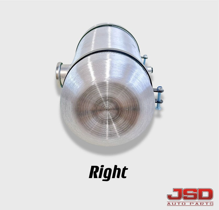 M215 JSD Aluminum Spun Fuel Tank 8x20 Center Fill 4 Gallon 3/8