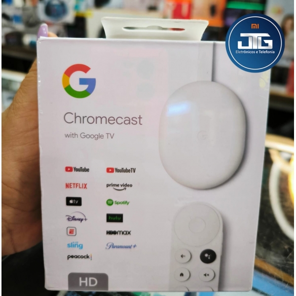 Google Chromecast 4° Geração - Versão HD - JTG Eletrônicos