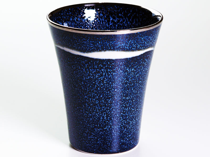 新作】ペア焼酎グラス 銀河 本金彩・本白金彩 