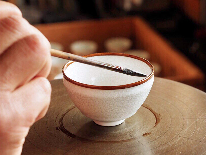 新作】ペア焼酎グラス 銀河 本金彩・本白金彩 