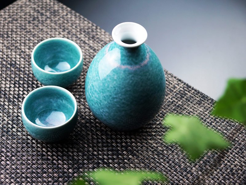 エメラルド婚式のお祝い 有田焼酒器セット 翡翠鈞窯 - JTOPIA