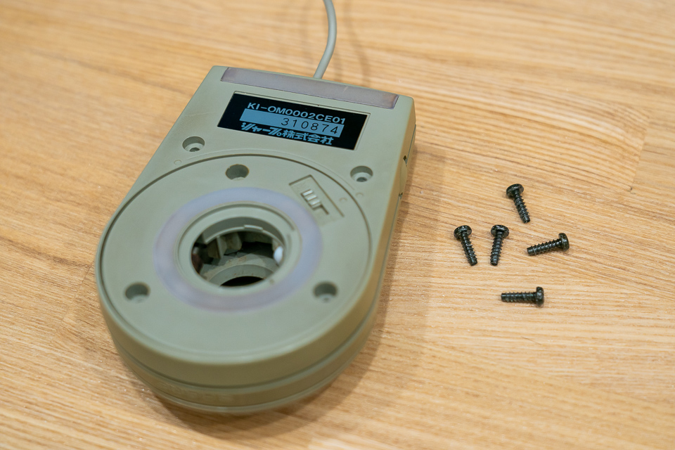 X68000用マウス・トラックボールの分解とサビ落としなど | 巨大