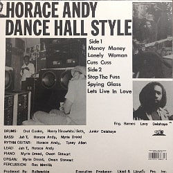HORACE ANDY - Dance Hall Style レコード通販 JUNGLEEXOTICA - Vinyl