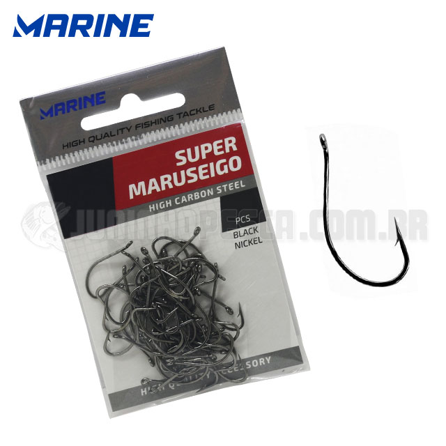 Anzol Marine Super Maruseigo Black Nickel | JUNINHOPESCA