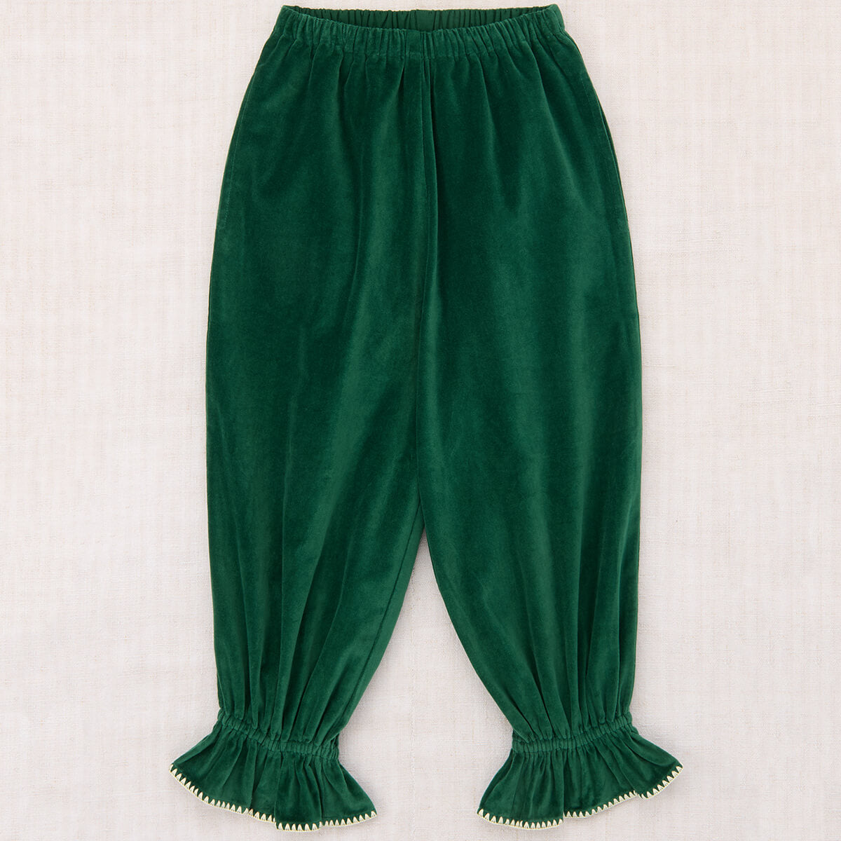 Velvet Zuzu Pant in Laurel by Misha & Puff – Junior Edition