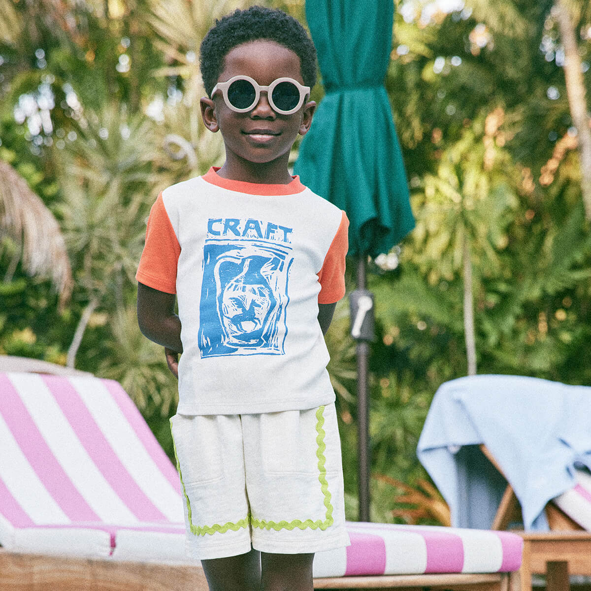 Craft Ringer Tee in Marzipan by Misha & Puff - Last Ones In Stock