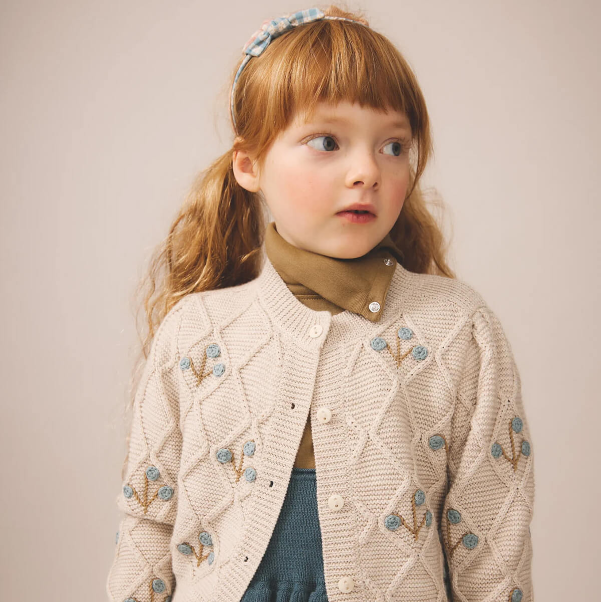 Snap Turtleneck in Brush by Soor Ploom – Junior Edition