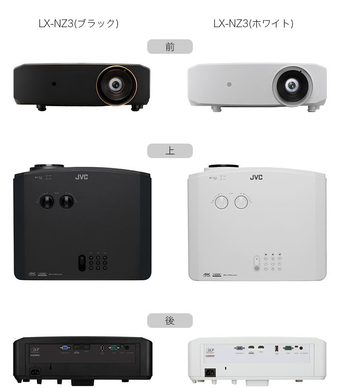 主な仕様 | DLPプロジェクター LX-NZ3 | プロジェクター | JVC