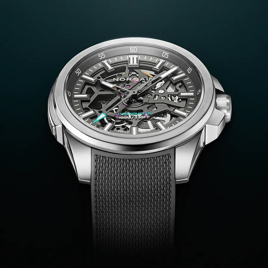 インディペンデンス スケルトン 40MM スチール - N3008.07S01.G01.R01