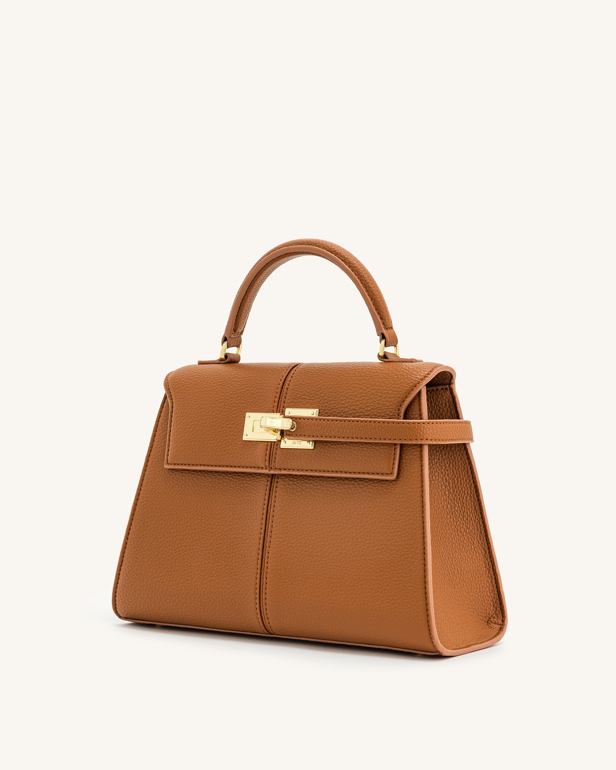 Elise Large Top Handle Bag - Brown | JW PEI