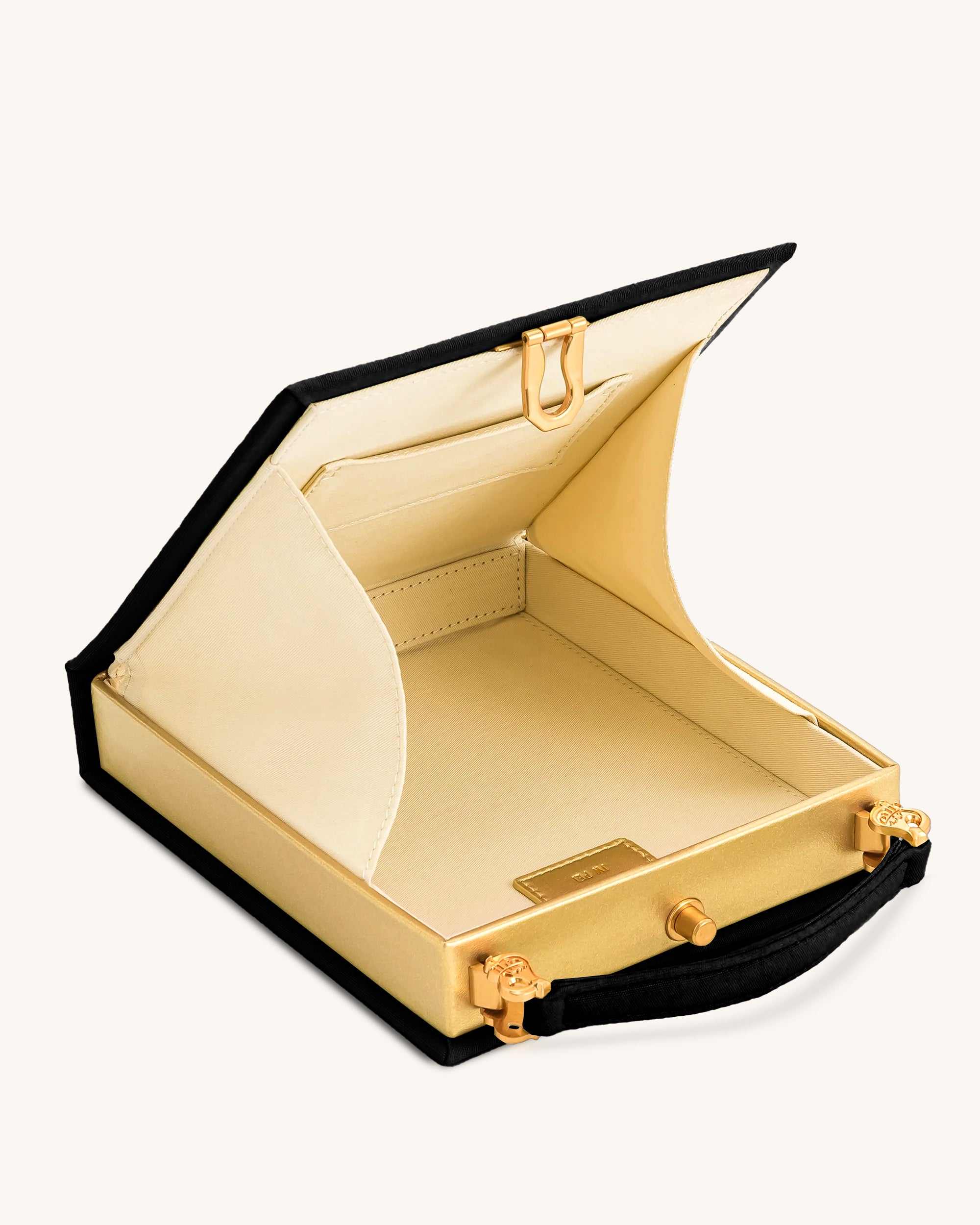 Taya-Puppy Pattern Book Shape Clutch Bag - Black | JW PEI