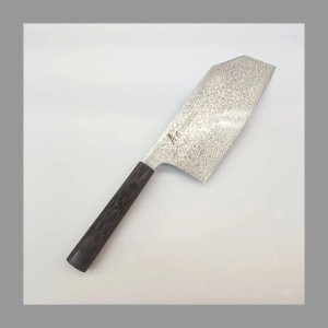 堺孝行 コアレス ダマスカス リネンマイカルタ 新品 最安 190mm 剣型牛刀