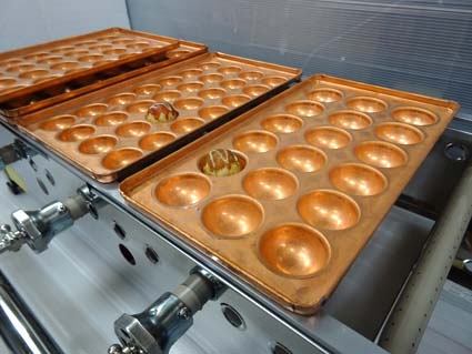 手打ち銅板 業務用 たこ焼き器