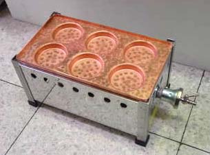 大判焼き器 回転焼き器 6穴