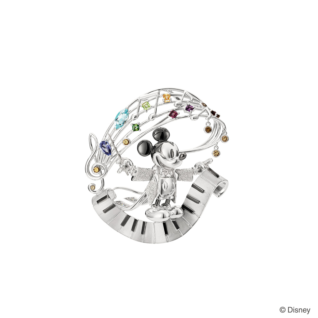 ミッキーマウス」/ ブローチ＆ペンダントトップ[DODF-1207]｜オーダー