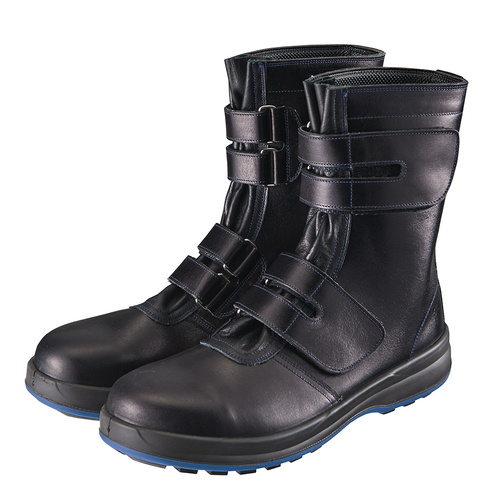 SIMON-8538 シモン安全靴8538 黒 半長靴マジック付 - 作業服・安全靴の