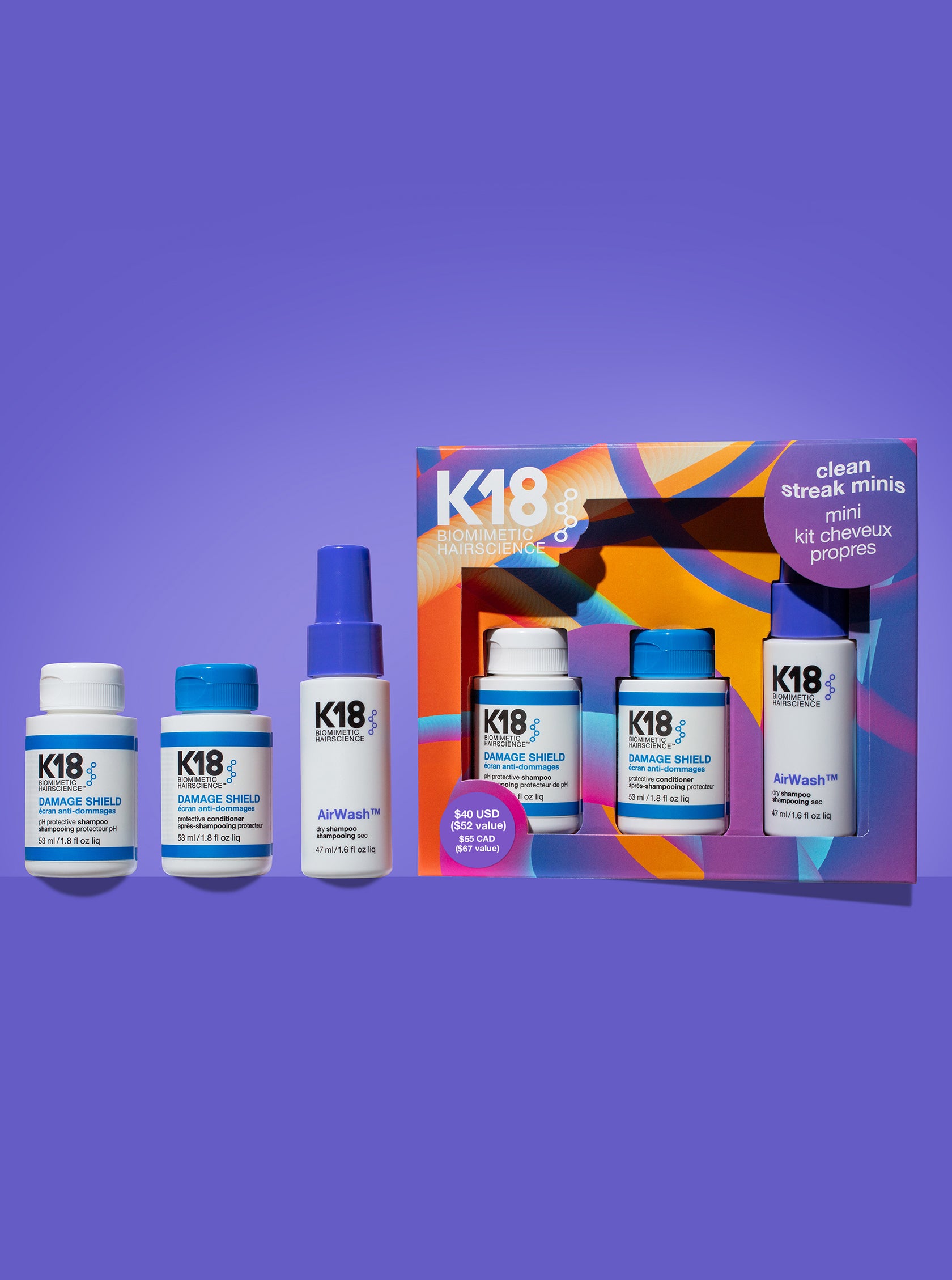 clean streak minis | K18Hair