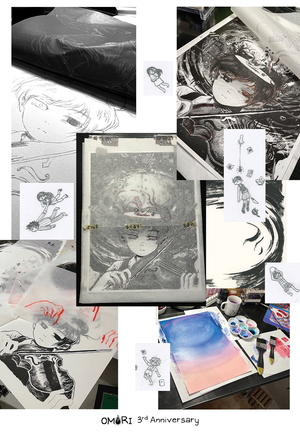 OMORI 3rd Anniversary Print – OMOCAT