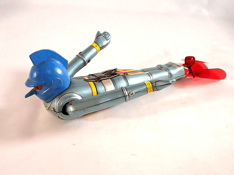 大阪ブリキ 鉄人28号 ブラックVer. ゼンマイ ブリキ 買取 | おもちゃ