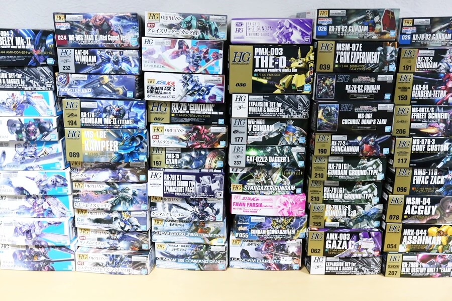 高価買取】HG ガンプラの買取相場｜積みプラ・限定品｜送料無料