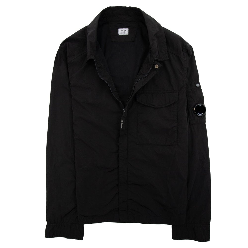 Cp Company Chrome R Pocket Overshirt Black 999 | ONU