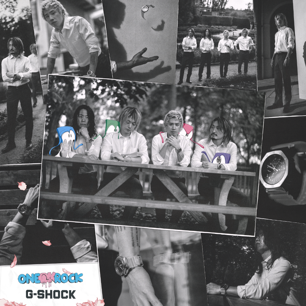 ONE OK ROCK結成20周年を記念し、”G-SHOCK”とのコラボレーションモデル