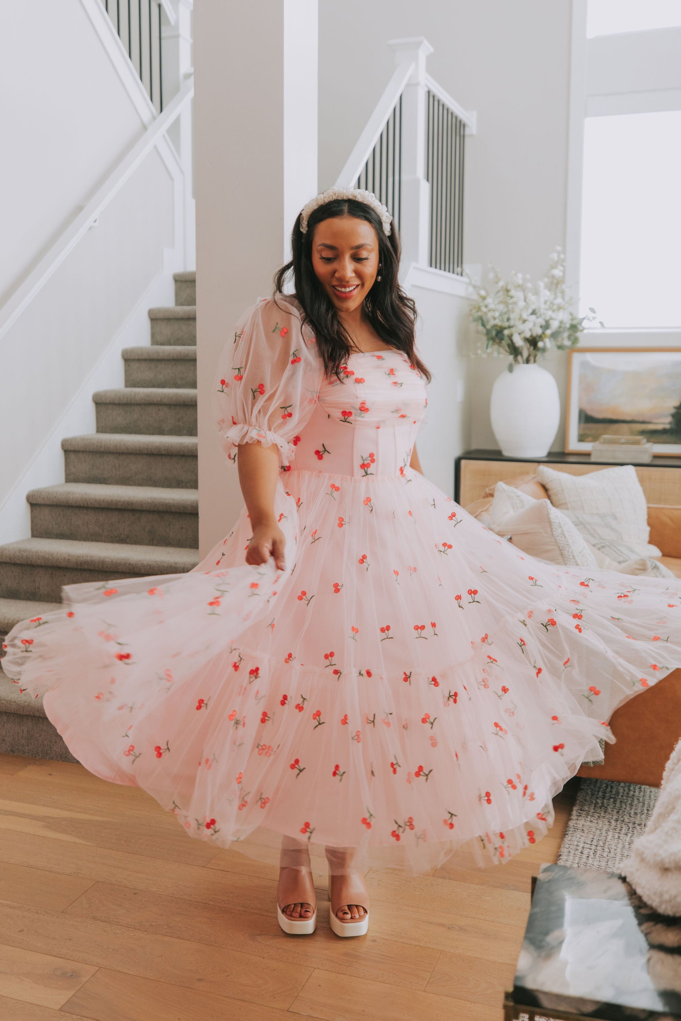 EXCLUSIVE - Under The Cherry Tree Dress