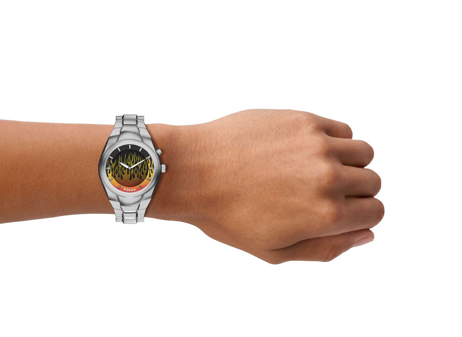 Fossil Big Tic Orange Flame Watch – Oneness Boutique