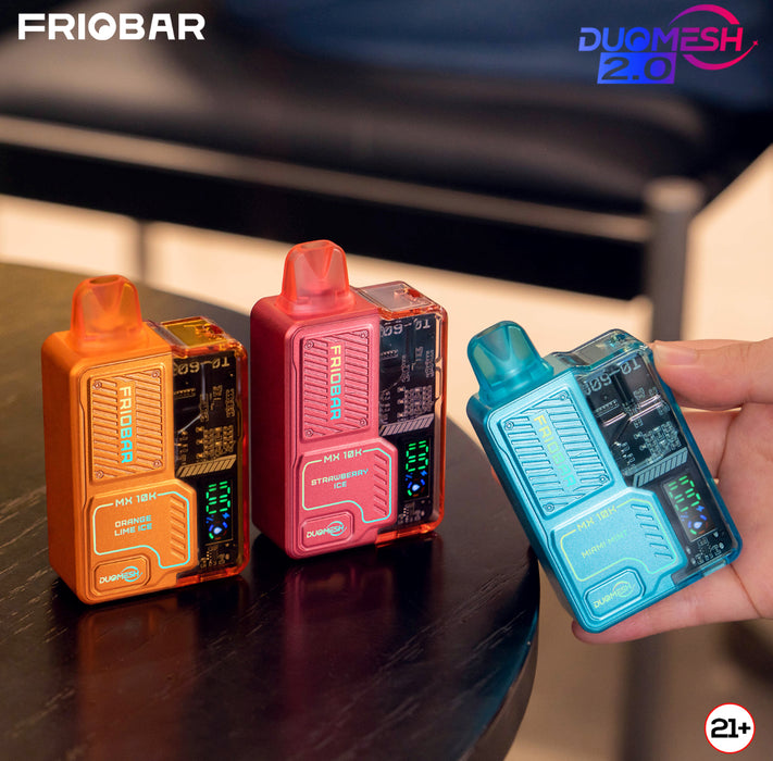 FRIOBAR | MX 10K Rechargeable Disposable Vape Box of 5 — One Wholesale