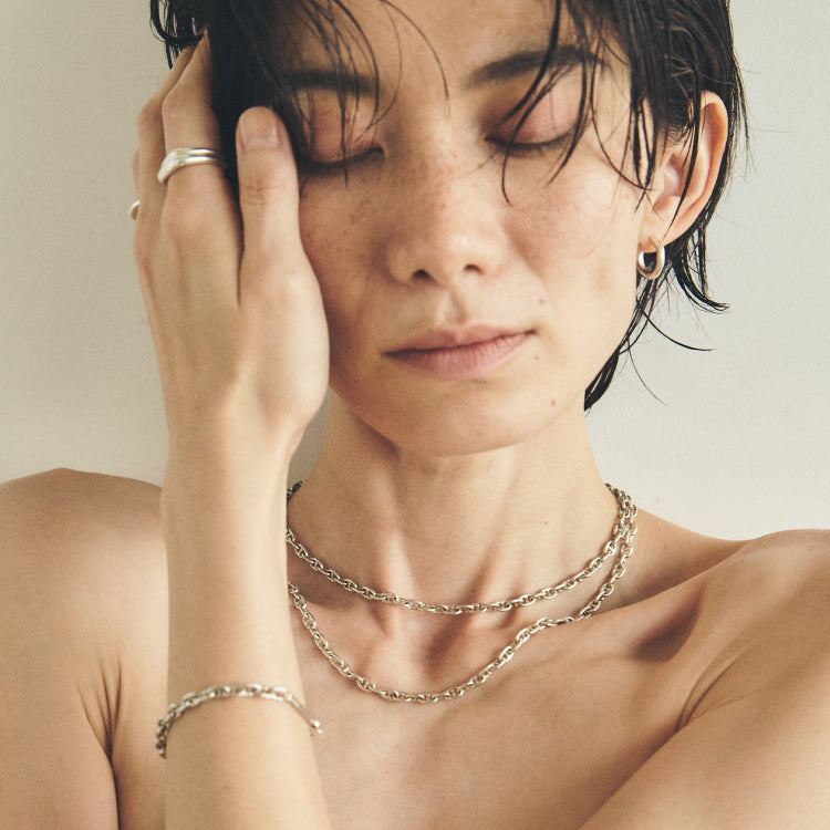 マリーナチェーンネックレス SV -S-