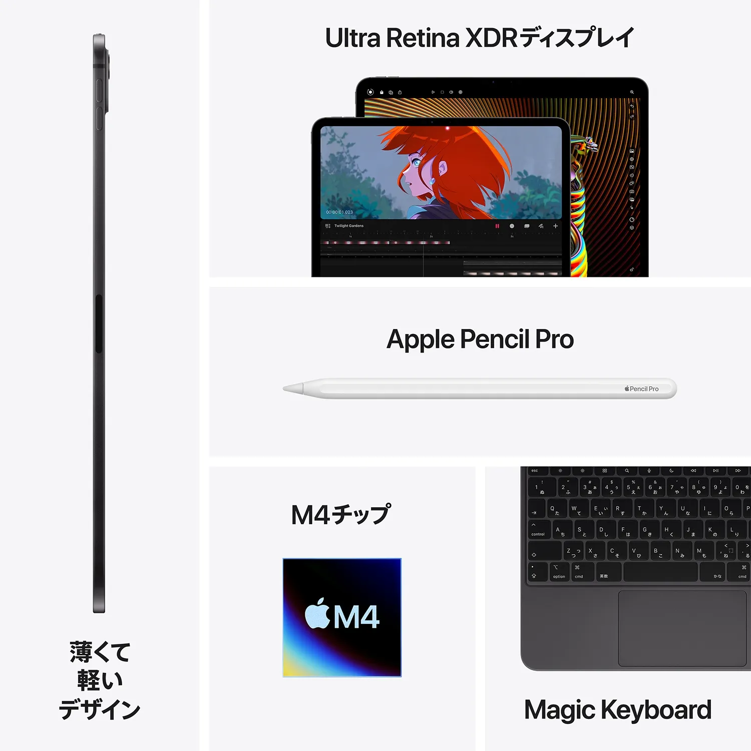 13インチiPad Pro（M4） Nano-textureガラス｜NTTドコモビジネス