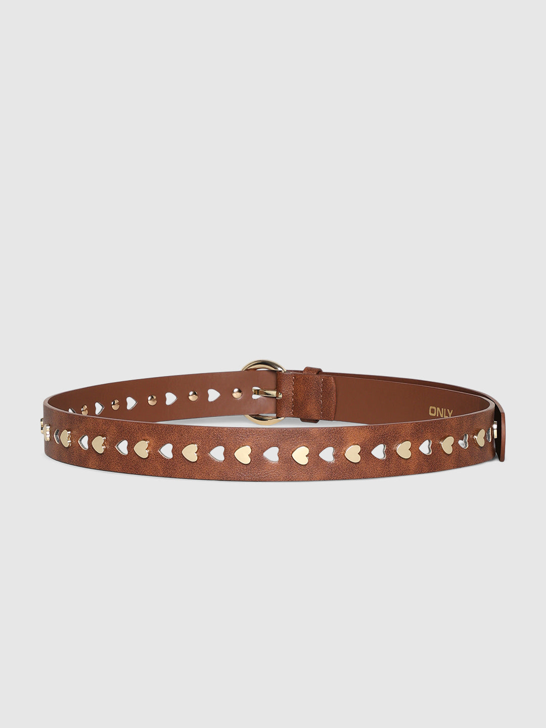 Brown Heart Stud Belt