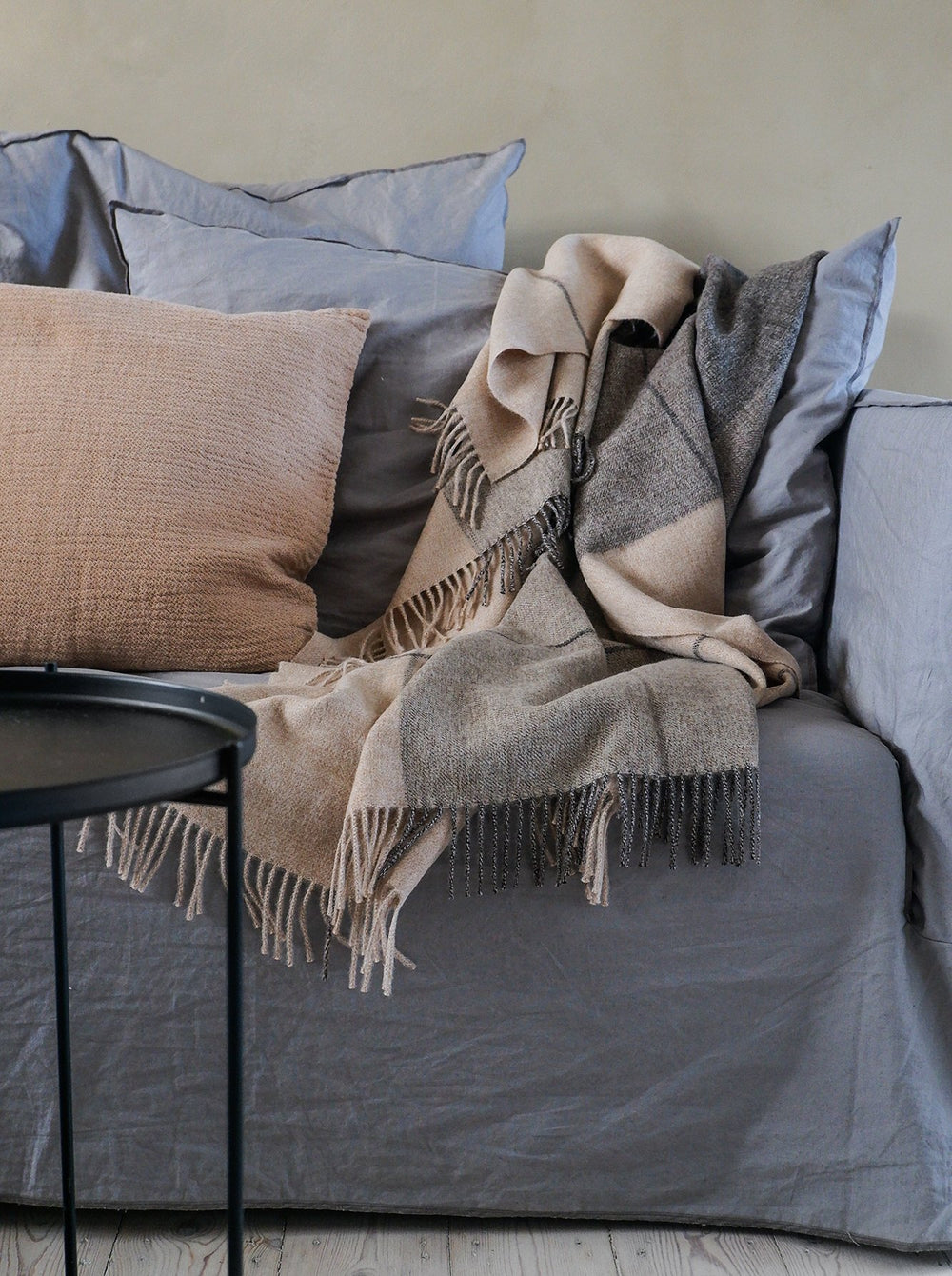 ELVANG(エルヴァン) ベビーアルパカブランケット BLOCKS THROWS