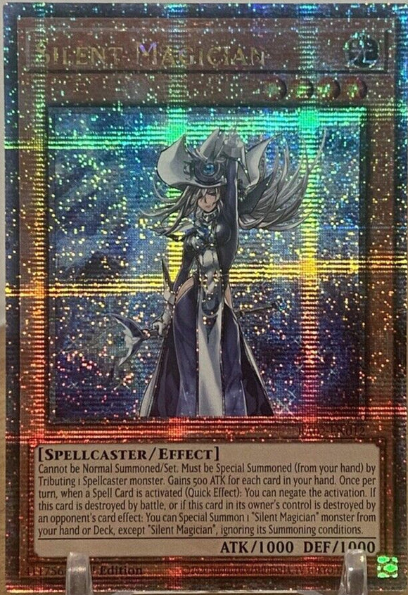 遊戯王 英語版 沈黙の魔術師－サイレント・マジシャン 25thレア RA02