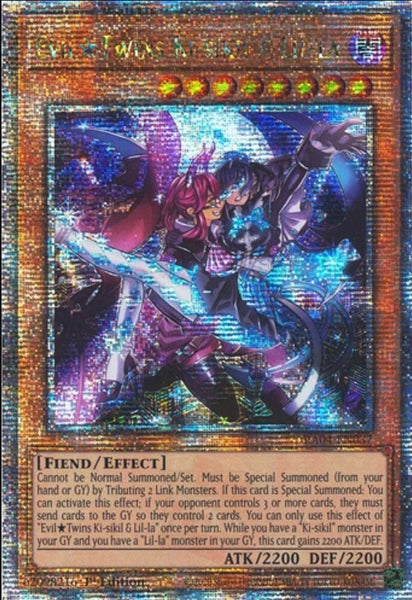 遊戯王 英語版 Evil☆Twins キスキル・リィラ 25thレア RA04