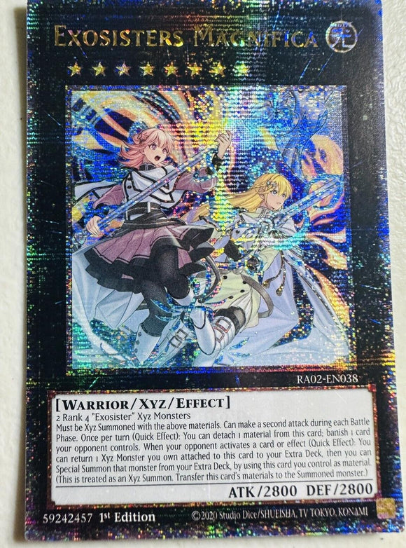 遊戯王 英語版 エクソシスターズ・マニフィカ 25thレア RA02 北米版