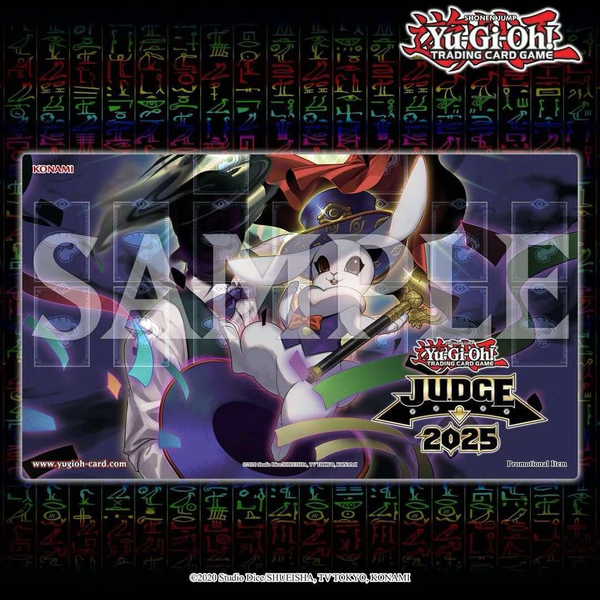 遊戯王 公式 JUDGE 2025 影法師トップハットヘア プレイマット 北米版