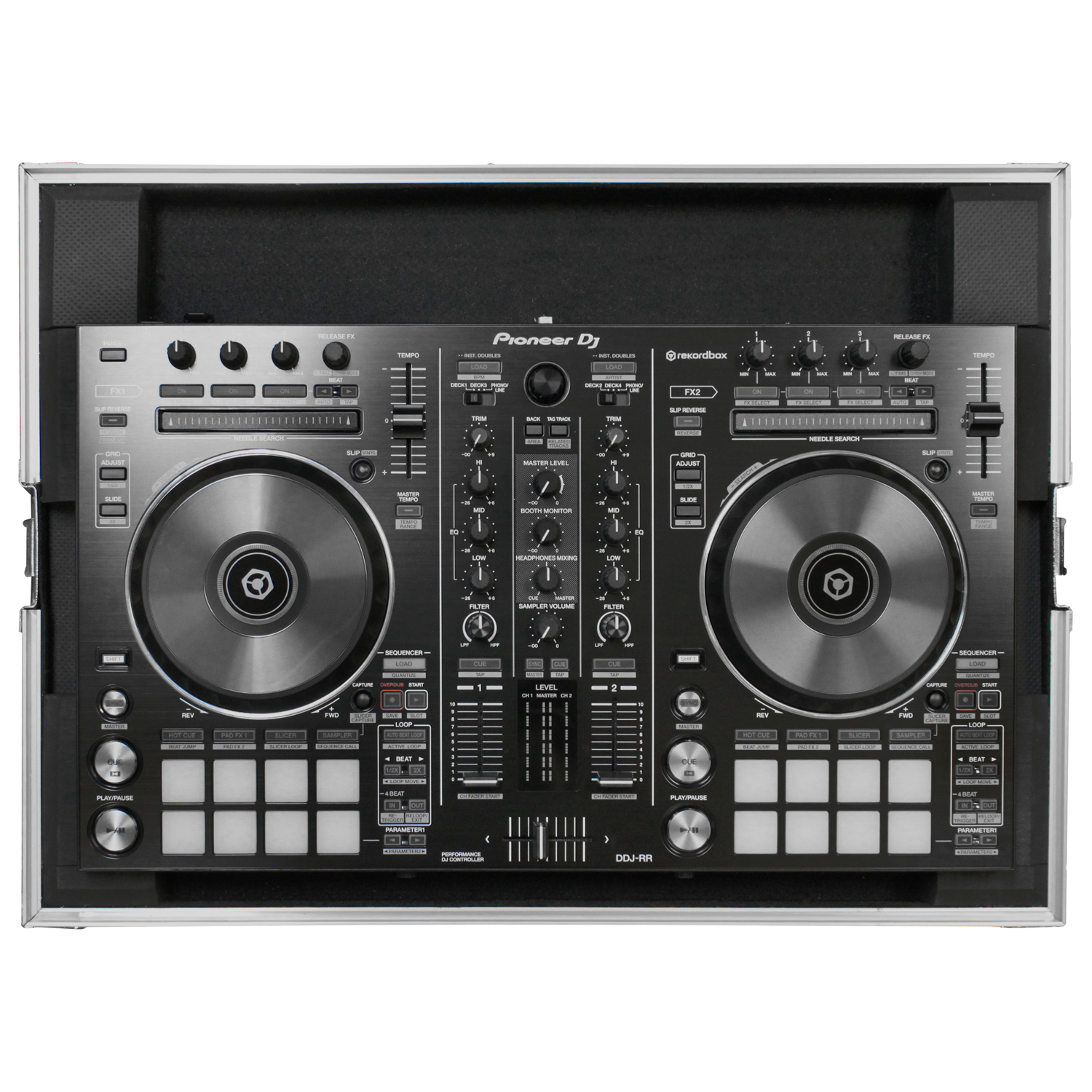 Low Profile Pioneer DDJ-RR / DDJ-SR / DDJ-SR2 Case - Odyssey Cases