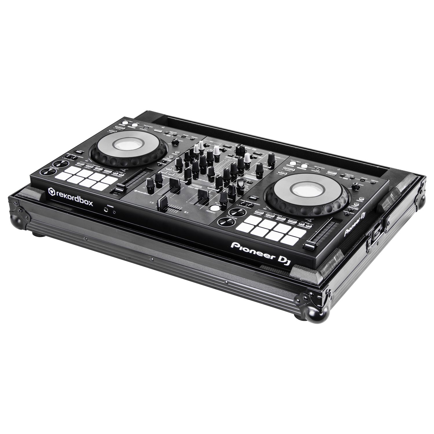Black Low Profile Pioneer DDJ-800 Flight Case - Odyssey Cases